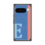 プレミアムスクエアケース with Pixelsnap［ オリジナル - initial color line - E blue ］