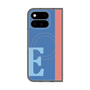 プレミアムスクエアケース with Pixelsnap［ オリジナル - initial color line - E blue ］