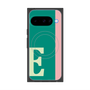 プレミアムスクエアケース with Pixelsnap［ オリジナル - initial color line - E green ］