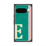プレミアムスクエアケース with Pixelsnap［ オリジナル - initial color line - E green ］