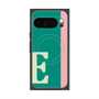プレミアムスクエアケース with Pixelsnap［ オリジナル - initial color line - E green ］
