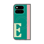 プレミアムスクエアケース with Pixelsnap［ オリジナル - initial color line - E green ］