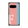 プレミアムスクエアケース with Pixelsnap［ オリジナル - initial color line - F pink ］