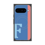 プレミアムスクエアケース with Pixelsnap［ オリジナル - initial color line - F blue ］