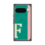 プレミアムスクエアケース with Pixelsnap［ オリジナル - initial color line - F green ］