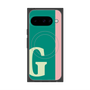 プレミアムスクエアケース with Pixelsnap［ オリジナル - initial color line - G green ］