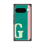 プレミアムスクエアケース with Pixelsnap［ オリジナル - initial color line - G green ］