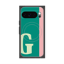 プレミアムスクエアケース with Pixelsnap［ オリジナル - initial color line - G green ］