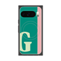 プレミアムスクエアケース with Pixelsnap［ オリジナル - initial color line - G green ］