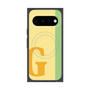 プレミアムスクエアケース with Pixelsnap［ オリジナル - initial color line - G yellow ］