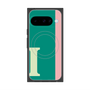 プレミアムスクエアケース with Pixelsnap［ オリジナル - initial color line - I green ］