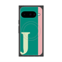プレミアムスクエアケース with Pixelsnap［ オリジナル - initial color line - J green ］
