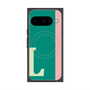 プレミアムスクエアケース with Pixelsnap［ オリジナル - initial color line - L green ］