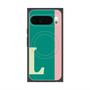 プレミアムスクエアケース with Pixelsnap［ オリジナル - initial color line - L green ］