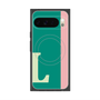 プレミアムスクエアケース with Pixelsnap［ オリジナル - initial color line - L green ］