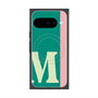 プレミアムスクエアケース with Pixelsnap［ オリジナル - initial color line - M green ］