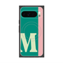 プレミアムスクエアケース with Pixelsnap［ オリジナル - initial color line - M green ］