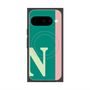 プレミアムスクエアケース with Pixelsnap［ オリジナル - initial color line - N green ］