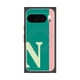 プレミアムスクエアケース with Pixelsnap［ オリジナル - initial color line - N green ］