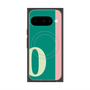 プレミアムスクエアケース with Pixelsnap［ オリジナル - initial color line - O green ］