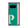 プレミアムスクエアケース with Pixelsnap［ オリジナル - initial color line - P green ］