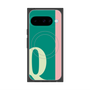 プレミアムスクエアケース with Pixelsnap［ オリジナル - initial color line - Q green ］