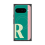 プレミアムスクエアケース with Pixelsnap［ オリジナル - initial color line - R green ］