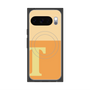 プレミアムスクエアケース with Pixelsnap［ オリジナル - initial two tone - T orange ］