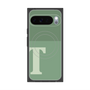 プレミアムスクエアケース with Pixelsnap［ オリジナル - initial two tone - T green ］