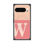 プレミアムスクエアケース with Pixelsnap［ オリジナル - initial two tone - W pink ］