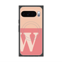 プレミアムスクエアケース with Pixelsnap［ オリジナル - initial two tone - W pink ］