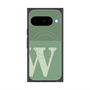 プレミアムスクエアケース with Pixelsnap［ オリジナル - initial two tone - W green ］