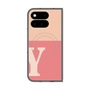 プレミアムスクエアケース with Pixelsnap［ オリジナル - initial two tone - Y pink ］