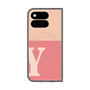 プレミアムスクエアケース with Pixelsnap［ オリジナル - initial two tone - Y pink ］