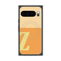 プレミアムスクエアケース with Pixelsnap［ オリジナル - initial two tone - Z orange ］