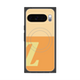 プレミアムスクエアケース with Pixelsnap［ オリジナル - initial two tone - Z orange ］
