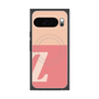 プレミアムスクエアケース with Pixelsnap［ オリジナル - initial two tone - Z pink ］