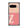 プレミアムスクエアケース with Pixelsnap［ オリジナル - initial two tone - Z pink ］