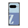 プレミアムスクエアケース with Pixelsnap［ オリジナル - initial two tone - Z blue ］