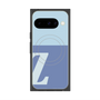 プレミアムスクエアケース with Pixelsnap［ オリジナル - initial two tone - Z blue ］