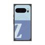 プレミアムスクエアケース with Pixelsnap［ オリジナル - initial two tone - Z blue ］