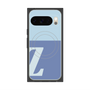 プレミアムスクエアケース with Pixelsnap［ オリジナル - initial two tone - Z blue ］