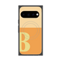 プレミアムスクエアケース with Pixelsnap［ オリジナル - initial two tone - B orange ］