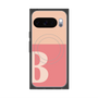 プレミアムスクエアケース with Pixelsnap［ オリジナル - initial two tone - B pink ］