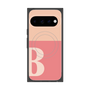 プレミアムスクエアケース with Pixelsnap［ オリジナル - initial two tone - B pink ］