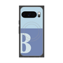 プレミアムスクエアケース with Pixelsnap［ オリジナル - initial two tone - B blue ］