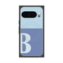 プレミアムスクエアケース with Pixelsnap［ オリジナル - initial two tone - B blue ］