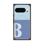 プレミアムスクエアケース with Pixelsnap［ オリジナル - initial two tone - B blue ］