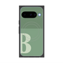 プレミアムスクエアケース with Pixelsnap［ オリジナル - initial two tone - B green ］