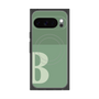 プレミアムスクエアケース with Pixelsnap［ オリジナル - initial two tone - B green ］